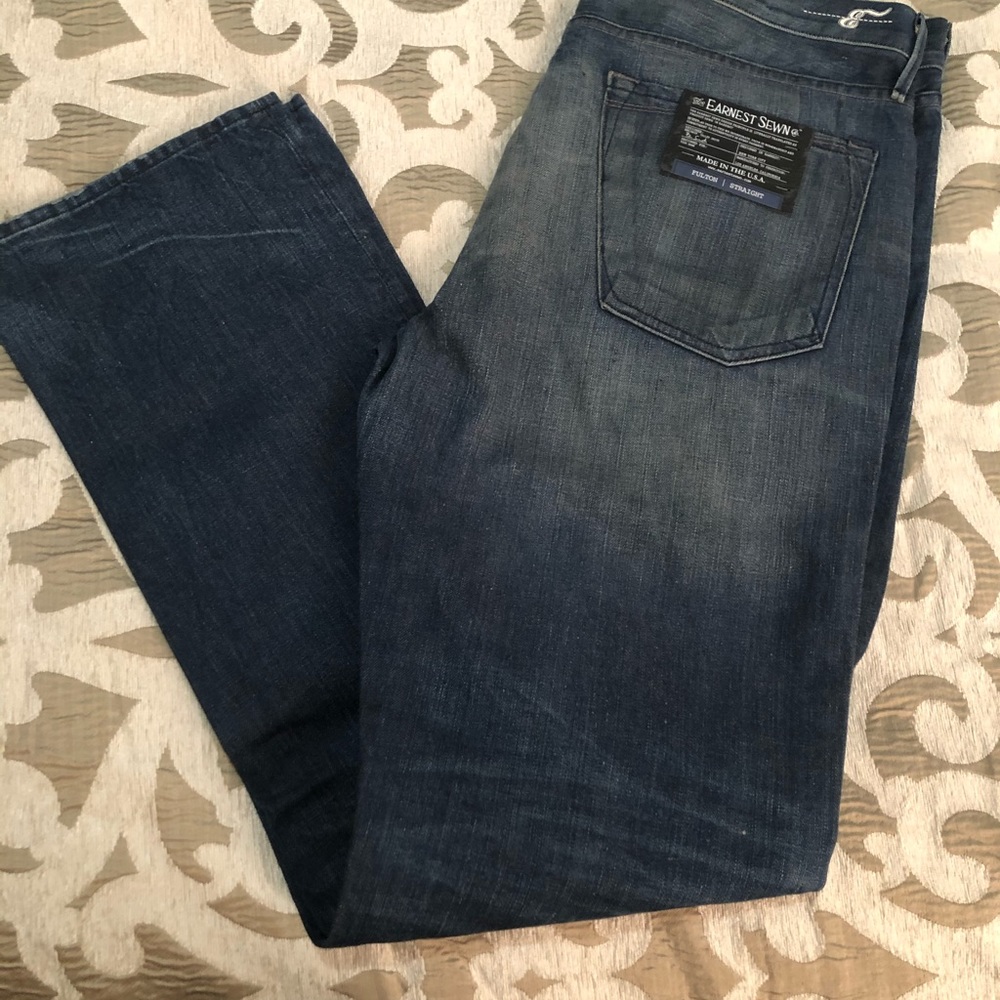 Lacoste by Earnest Sewn Men Straight Jeans - Picture 2 of 7